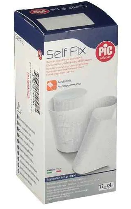 Pic Self Fix Benda Elastica di Fissaggio cm 12x4 m