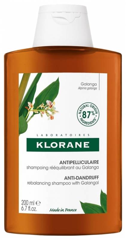 Klorane Shampoo Riequilibrante Antiforfora con Galanga 200 ml