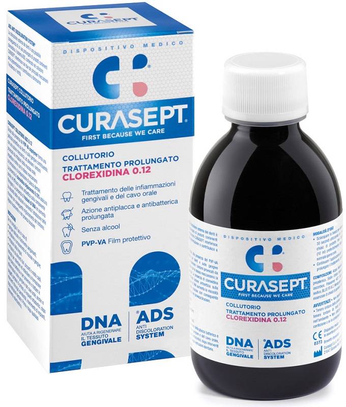 Curasept Ads Clorexidina 0.12 Collutorio intensivo antiplacca 200 ml