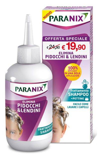 Paranix Shampoo Trattamento Antipidocchi Legislazione Mdr 200 ml Taglio Prezzo