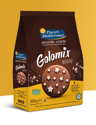 Piaceri Mediterranei Golomix Biscotti al Cioccolato Senza Glutine 200 g