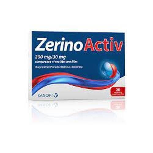 Zerinoactiv 200 mg + 30 mg 20 Compresse