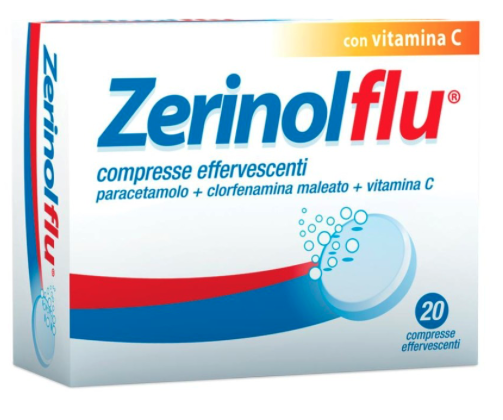 Zerinolflu Per il Trattamento Dei Sintomi Influenzali 20 compresse