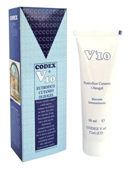 Codex V10 Oleogel trofico anti - invecchiamento di cute e mucose 50 ml