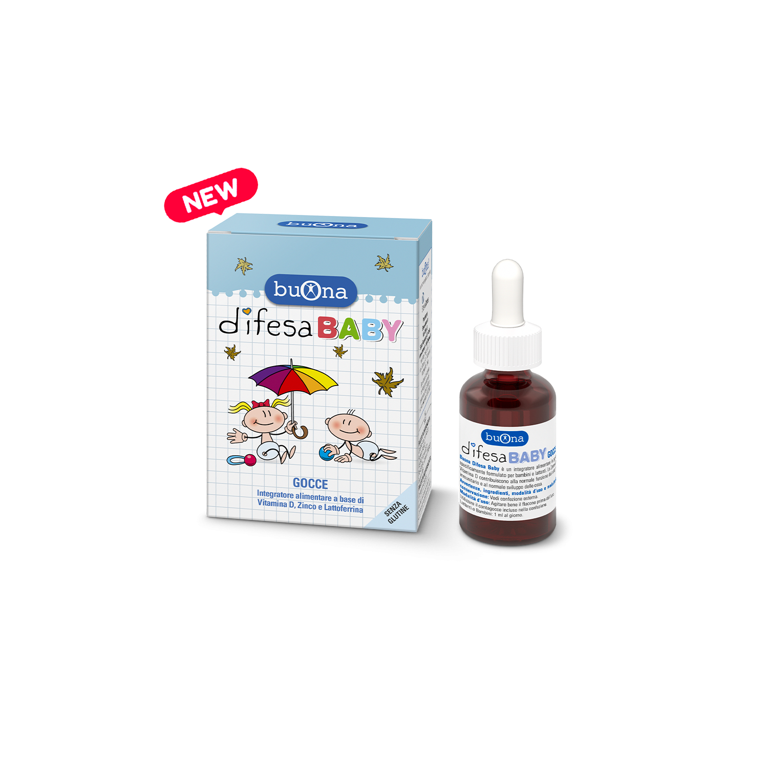 Buona Difesa Baby Integratore per le Difese Immunitarie Bambini 20 ml