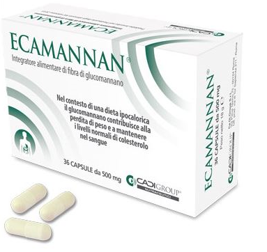 Ecamannan Integratore per Dimagrire 36 Compresse