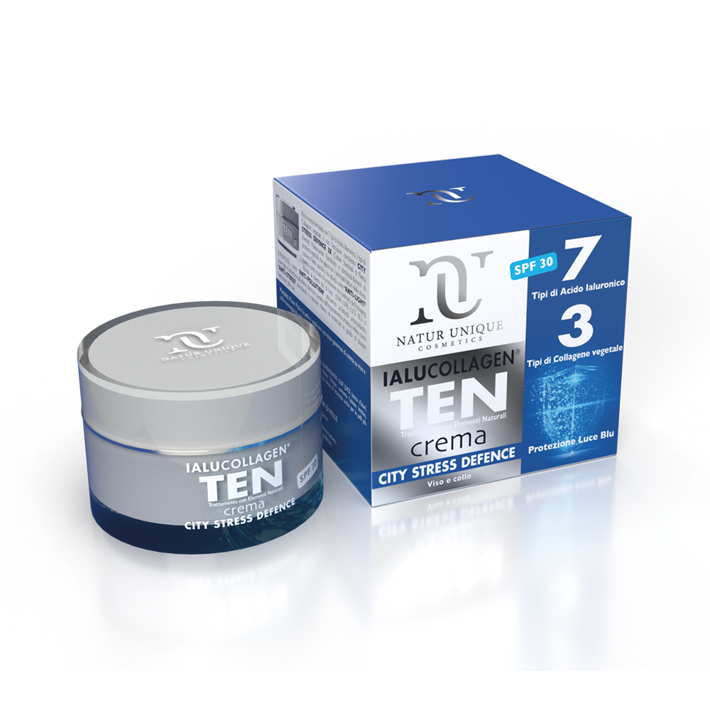Natur Unique Ialucollagen Crema City Stress Crema Viso Protettiva SPF30 50 ml