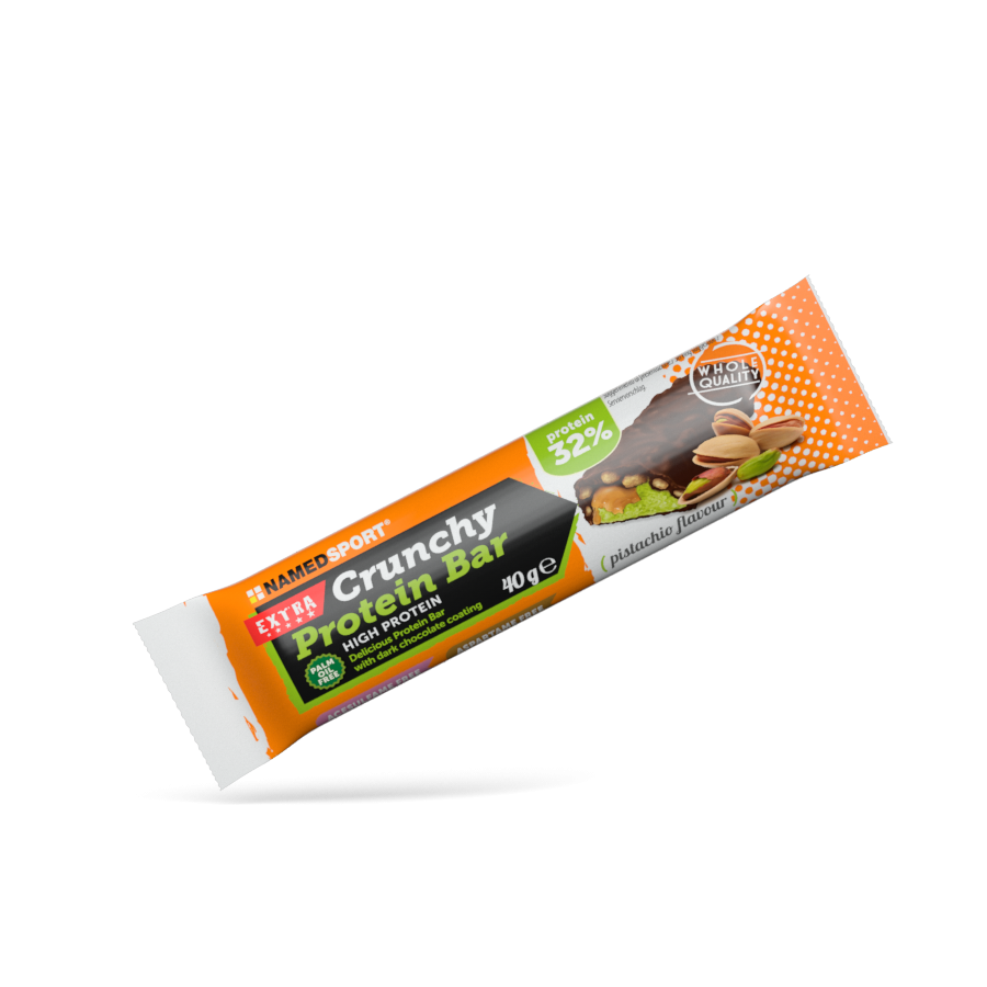 Named Sport Crunchy Proteinbar Pistacchio Barretta Proteica per Sportivi 40 g