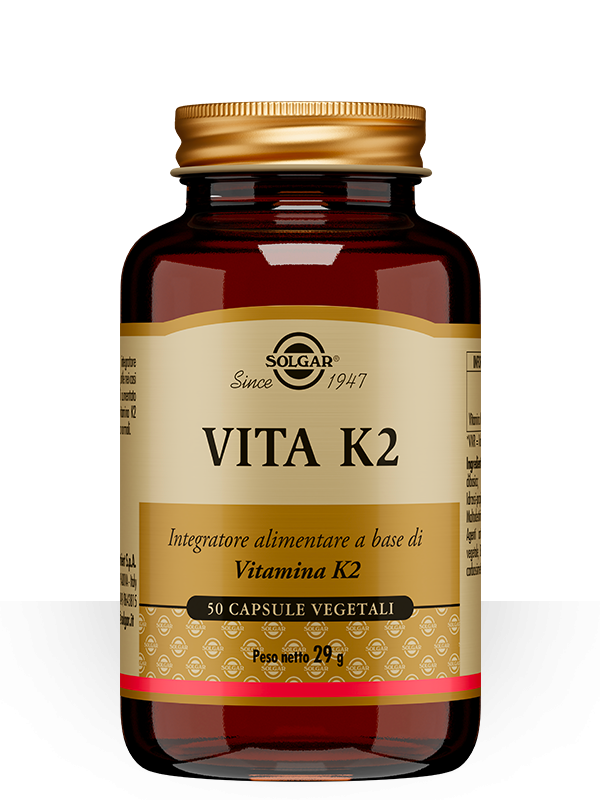 Solgar Vita K2 Integratore Vitaminico 50 capsule vegetali
