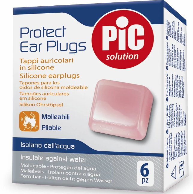 Pic Sport Tappi Auricolari in Silicone per Adulti 6 pezzi