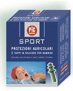 Pic Sport Tappi Auricolari in Silicone per Bambini 2 pezzi
