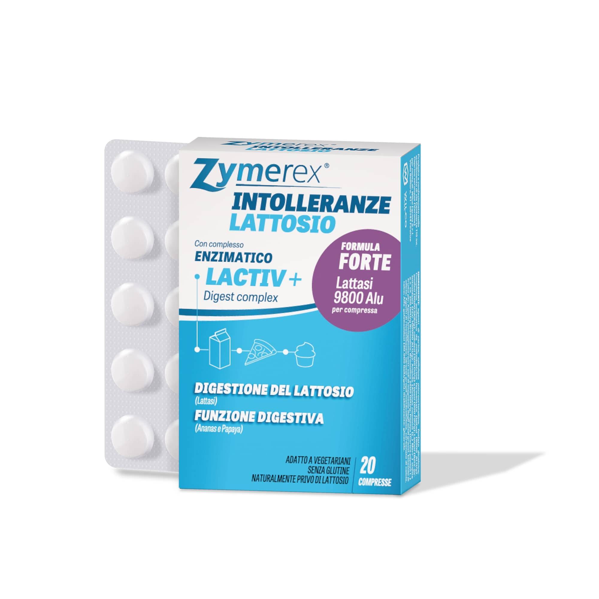 Zymerex Integratore per la Digestione del Lattosio 20 compresse
