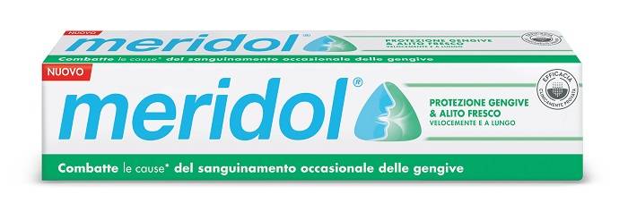 Meridol Protezione Gengive Alito Fresco Dentifricio per Gengive Sanguinanti 75 ml