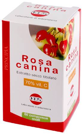 Kos Rosa Canina 70% e Vitamina C Integratore Alimentare Antiossidante 60 compresse