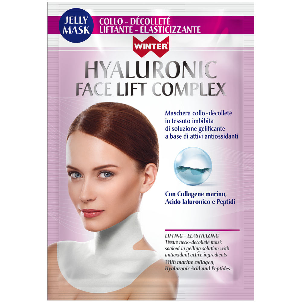 Winter Hyaluronic Face Lift Maschera Collo Decolletè Monouso 1 pezzo