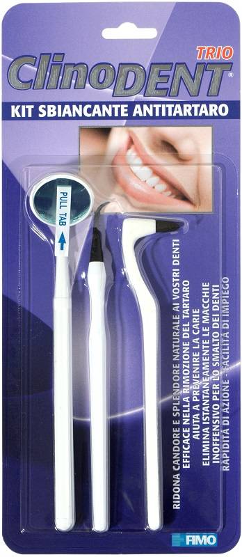 Clinodent Trio Sbiancante Anti Tartaro 1 Pezzo