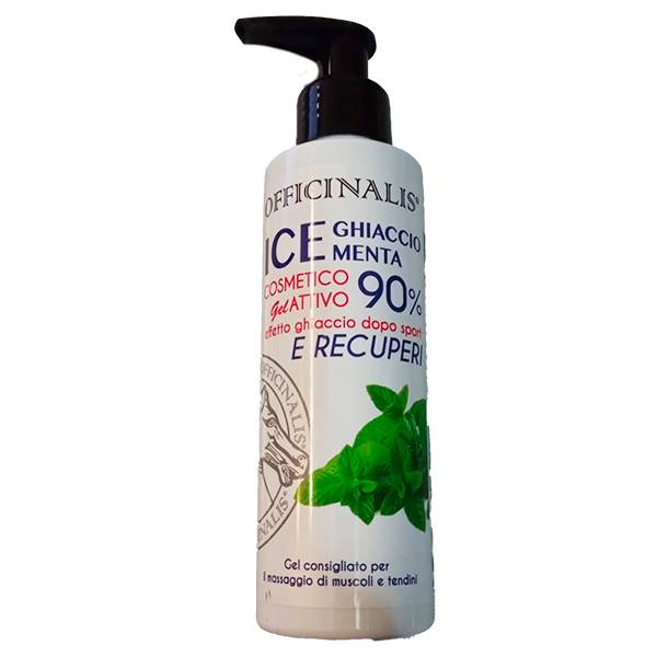 Officinalis Gel Ice Ghiaccio Menta 90% Gel per Muscoli e Tendini dei Cavalli 100 ml