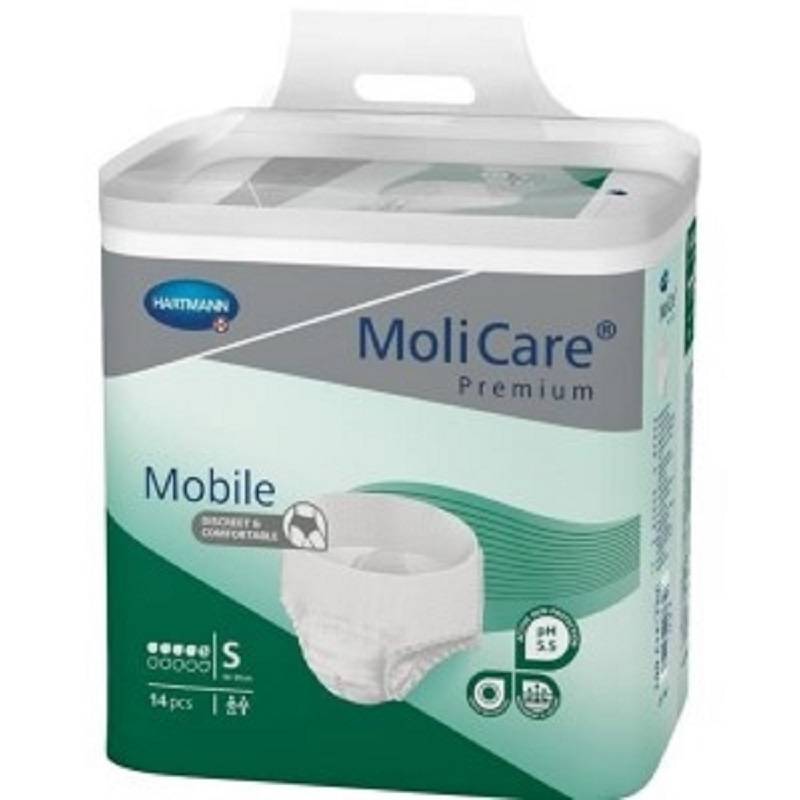 Molicare Mobile Pannolino Pull Up Light 5 Gocce S 14 Pezzi