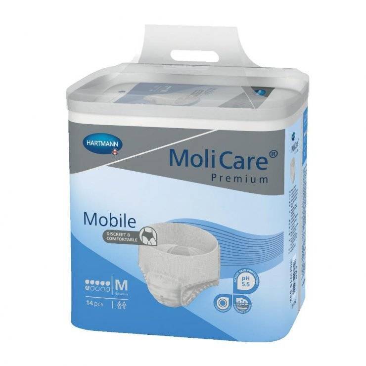 Molicare Mobile Pannolino Pull Up Giorno 6 Gocce M 14 Pezzi