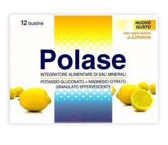 Polase Integratore di Sali Minerali 12 Bustine Gusto Limone