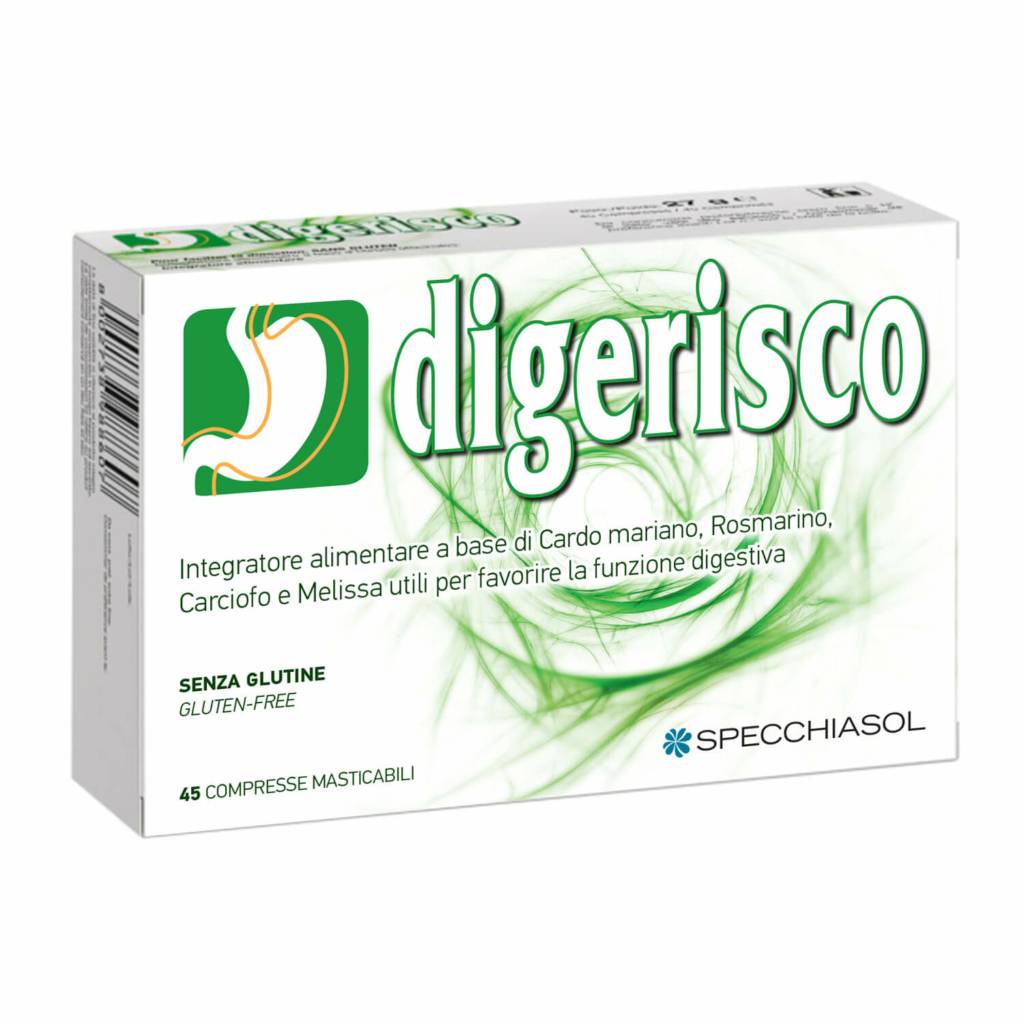 Specchiasol Digerisco Integratore per la Funzione Digestiva 45 compresse masticabili