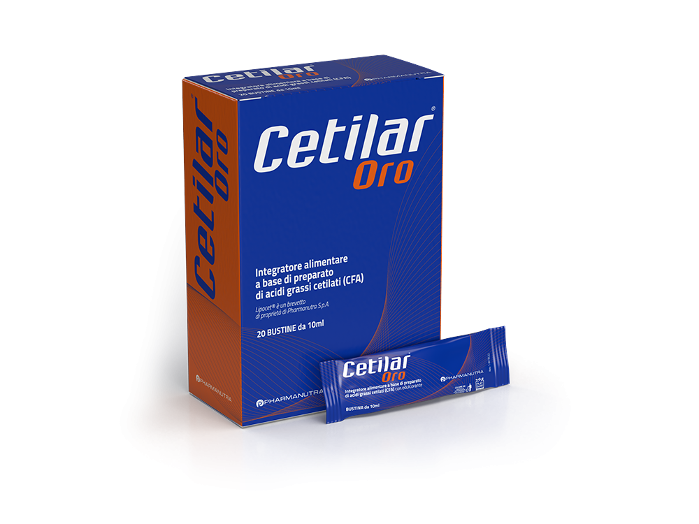 Pharmanutra Cetilar Oro Integratore di Acidi Grassi Cetilati 20 stick