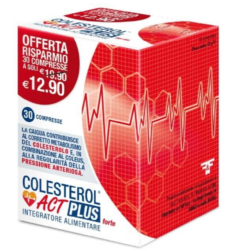 Colesterol Act Plus Forte Integratore per il Colesterolo 30 compresse