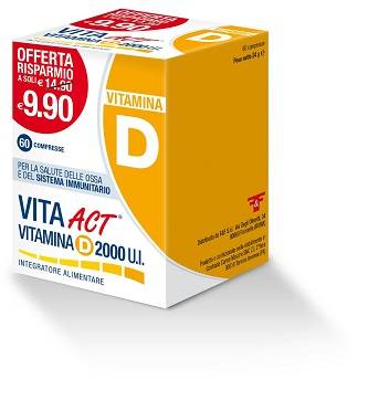 Linea Act Vita Act Integratore di Vitamina D 2000UI 60 compresse