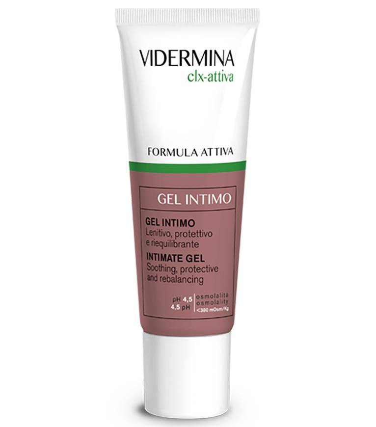 Vidermina CLX - Attiva 0.2% Gel Intimo Lenitivo e Riequilibrante Nuova Formula 30 ml