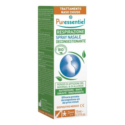 Puressentiel Spray Nasale Decongestionante Bio 15 ml