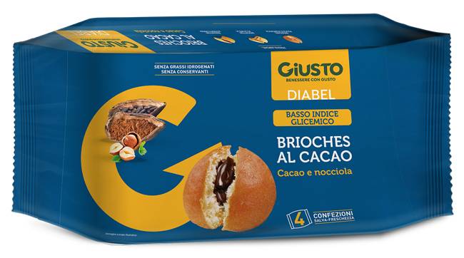 Giusto Diabel Brioches al Cacao 4x45 g
