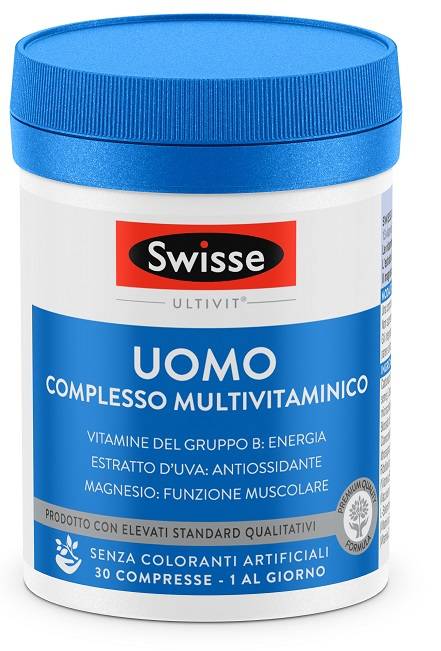 Swisse Multivitaminico Uomo Integratore Vitaminico 30 compresse