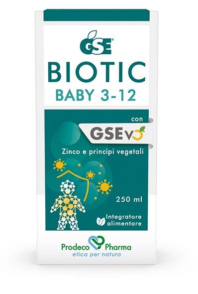Prodeco Pharma Gse Biotic Baby 3 - 12 anni Integratore per le Difese Immunitarie 250 ml
