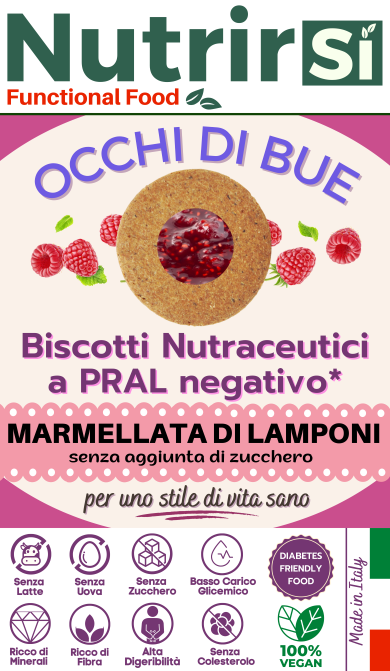 NutrirSi Biscotto & Marmellata Lampone a basso carico glicemico 200 g