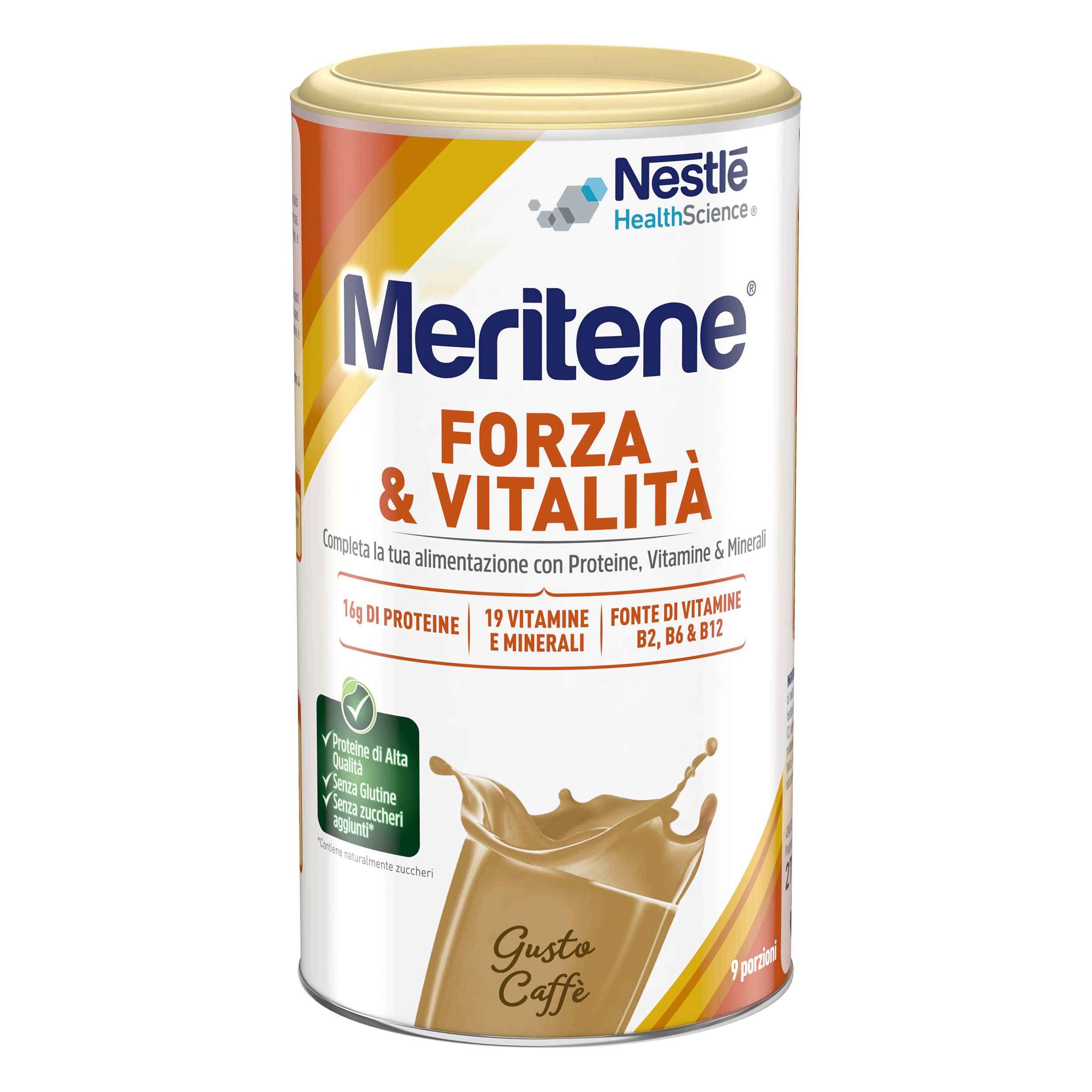 Meritene Forza e Vitalità Integratore energetico in polvere Gusto Caffè 270 g