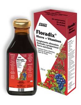 Salus Floradix Integratore Ferro e Vitamine per la stanchezza 500 ml