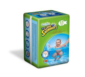 Huggies Little Swimmers Pannolino Costumino Medium Taglia 3 - 4 (7 - 15 Kg) 12 pezzi