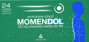 Momendol 220 mg Trattamento sintomatico contro mal di testa 24 Compresse