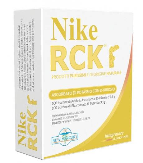 New Mercury Nike RCK Integratore Ascorbato di Potassio Antiossidante 200 buste