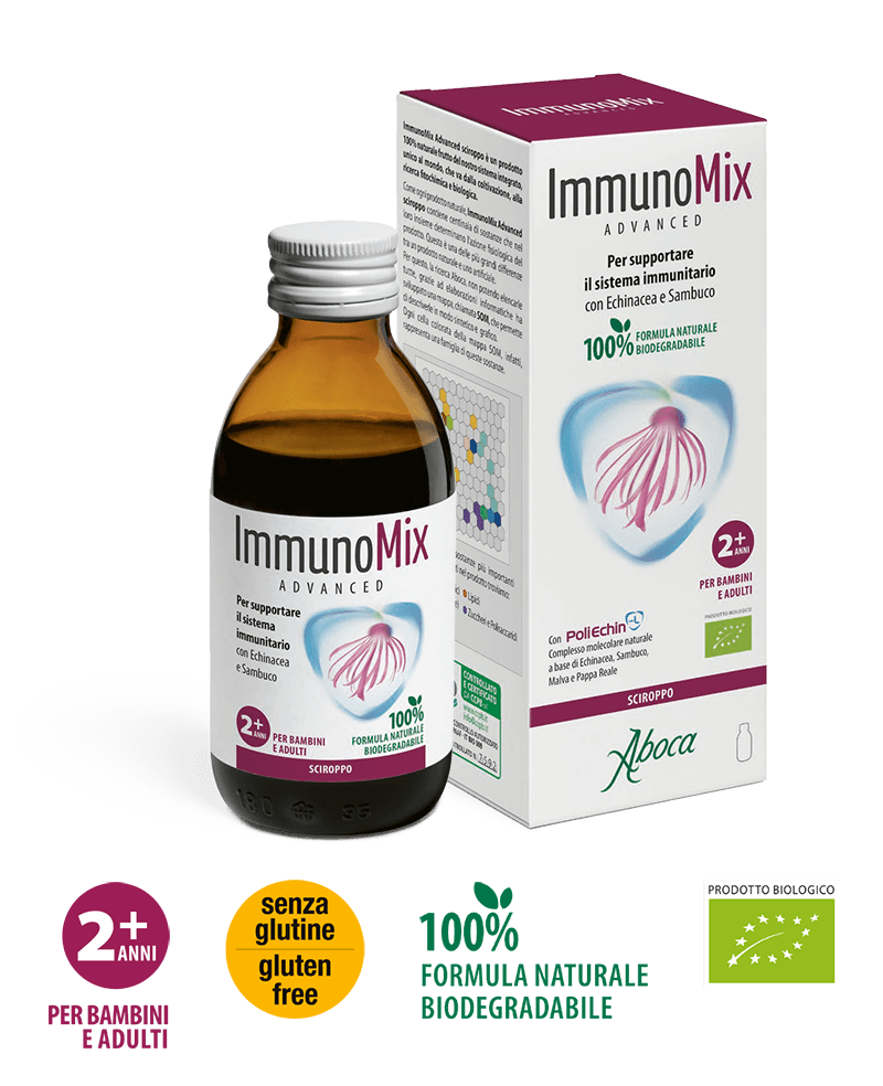 Aboca Immunomix Advanced Sciroppo per le Difese Immunitarie 210 g