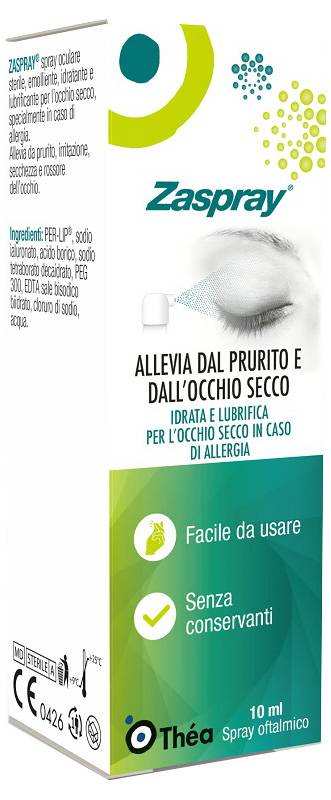 Zaspray Spray Oculare per Occhi Secchi 10 ml