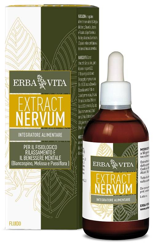 Erba Vita Extract Nervum per il Rilassamento e Benessere Mentale 50 ml