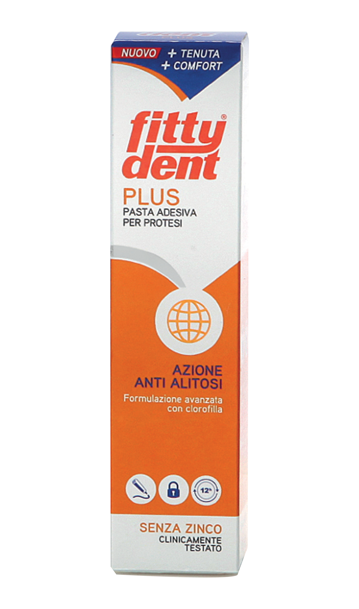 FittyDent Plus Pasta Adesiva per Protesi senza Zinco 40 g