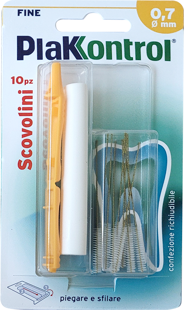 Plakkontrol Minigrip Scovolino 0,7 Mm 10 Pezzi