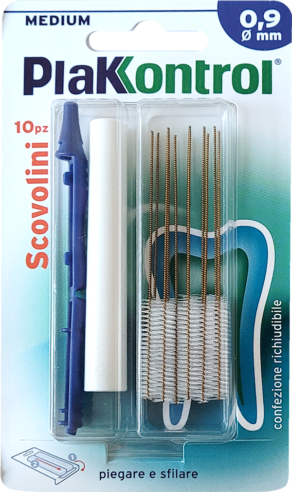 Plakkontrol Minigrip Scovolino 0,9 Mm 10 Pezzi