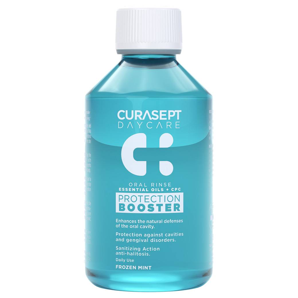 Curasept Daycare Collutorio Protection Booster Frozen Mint Azione Igienizzante 250 ml