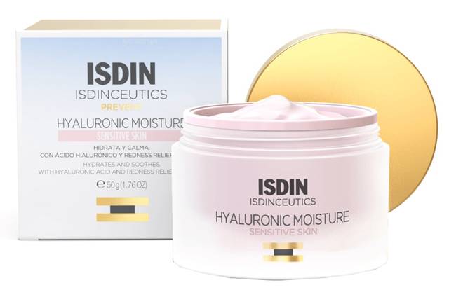 Isdin Isdinceutics Hyaluronic Moisture Sensitive Crema Viso Idratante per Pelle Sensibile 50 ml