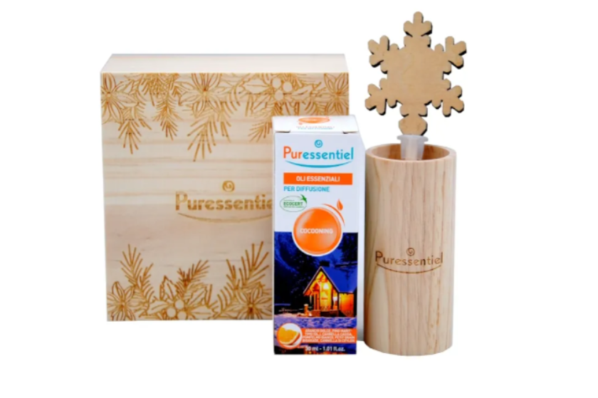 Puressentiel Cofanetto Diffusore Capillarità Cocooning + Miscela Cocooning 30 ml