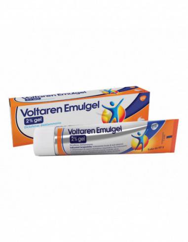 Voltaren Emulgel 2% Gel Antinfiammatorio per Dolori Muscolari 60 g additivo antibloccaggio