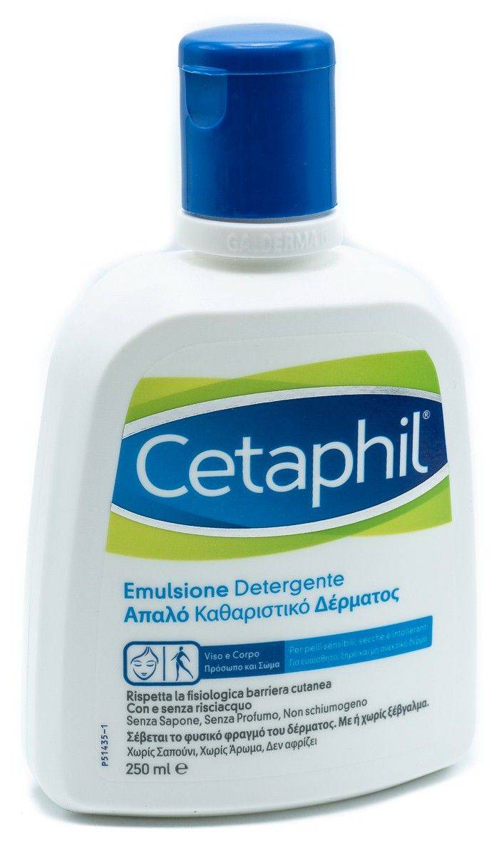 Cetaphil Emulsione Detergente fluida per viso e corpo 250 ml